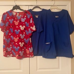 XLarge scrub Tops